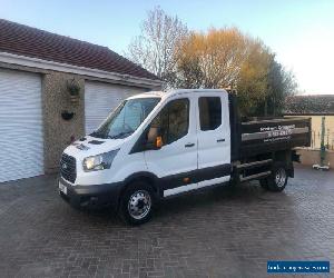 FORD TRANSIT EURO 6 170 PS CREW CAB TIPPER ~ 2017  7 SEAT 34,000 Miles ~ NO VAT  for Sale