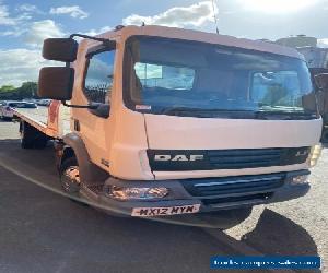 Daf 45 slide and tilt recovery truck 2012 7.5 ton