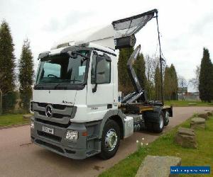 2013 (63) Mercedes Actros 2544 6x2 Rear Lift Axle Hook Loader, Drawbar, Boughton