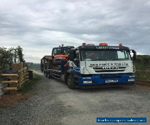 Iveco stralis 310 beavertail hiab plant lorry digger