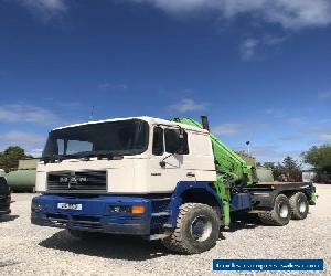 man 6x6 tractor unit hiab crane lorry  for Sale