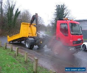 LEYLAND DAF 18 TON  LF55 220 MULTILIFT HOOK LOADER ROLL ON ROLL OFF LOW MILES  