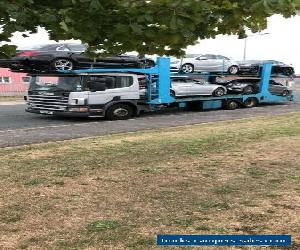 Scania 5 car transporter recovery 