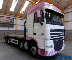 DAF XF105 460 SPACE CAB 8X2 FLATBED for Sale