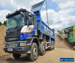 2014 Scania P400 8x4 Tipper Thompson Body Twin Rams Easy Sheet Weight Loader