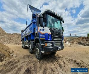 2014 Scania P400 8x4 Tipper Thompson Body Twin Rams Easy Sheet Weight Loader