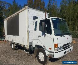 2004 Mitsubishi fighter FK600 diesel turbo pantech and curtainsider truck for Sale