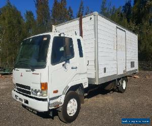 2004 Mitsubishi fighter FK600 diesel turbo pantech and curtainsider truck