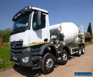 2014 (14) Mercedes Arocs 3236 8x4 Concrete Mixer, Baryval Equipment, Euro 6 for Sale