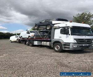 recovery truck, Mercedes  tilt / slide, 4 car transporter 