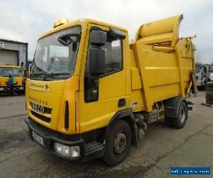 2010 Iveco Eurocargo 75E16 7.5 Ton Refuse Truck, Bin Lift, Farid Hillend