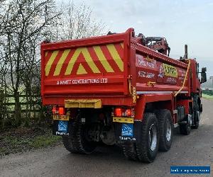 SCANIA P400 8X4 TIPPER GRAB 2013 EPSILON CRANE 