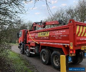 SCANIA P400 8X4 TIPPER GRAB 2013 EPSILON CRANE 