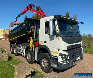 2015 (15) Volvo FMX 420 Euro 6 8x4 Tipper Grab, Epsilon M125 Crane