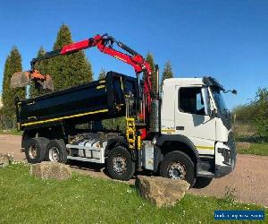 2015 (15) Volvo FMX 420 Euro 6 8x4 Tipper Grab, Epsilon M125 Crane