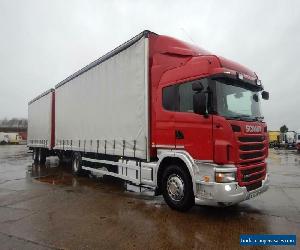 SCANIA G360 HIGHLINE EURO 5, 4X2 CURTAINSIDE DRAWBAR OUTFIT