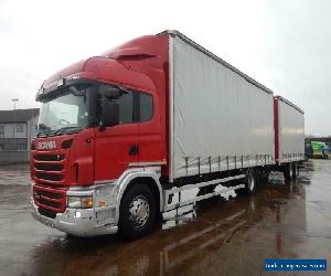 SCANIA G360 HIGHLINE EURO 5, 4X2 CURTAINSIDE DRAWBAR OUTFIT