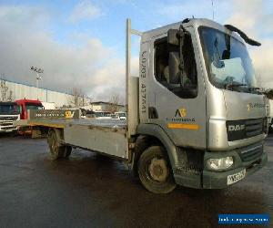 2012 (62) DAF LF 45.160 7.5 Ton Dropside Flat Scaffold