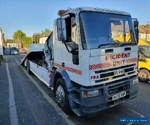 iveco cargo 17 ton accident unit tilt slide crane 