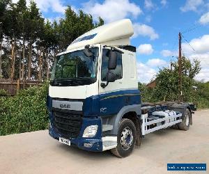 2014 DAF CF 75,290 SLEEPER CAB EURO-6 AIR-CON CAB CHASSIS TIPPER GRAB SKIP HOOK for Sale