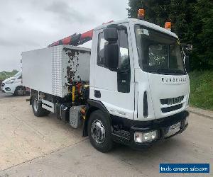 2013 13 Iveco Eurocargo 75E18 steel tipper Palfinger PK6501 crane + grab for Sale