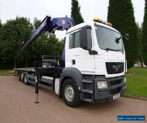 2011 (11) MAN TGS 26.360 6x2 Flat, PM 50 Ton Remote Controlled Crane for Sale