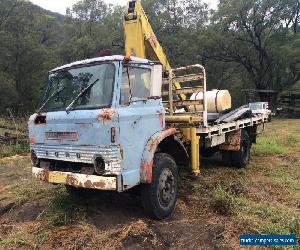 ford d series truck with atlas crane excellent diesel Powauto pto