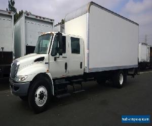 2013 International Crew Cab 24ft Movers Box Truck Auto Tuk Under Liftgate Hi Cube