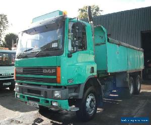 2002 DAF CF75.290 6x4 Tipper for Sale