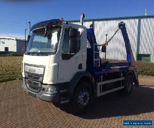 2017 DAF LF Construction 18 Tonne Hyva Skip Lorry Wagon Loader Waste Recycling C