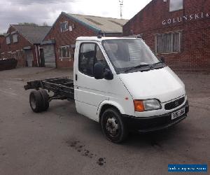 FORD TRANSIT CHASSIS CAB ~ SMILEY ~ 2.5 LITRE BANANA ENGINE for Sale