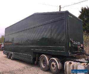 DON BUR 2 AXLE DOUBLE DECK TRAILER  RACEVAN SELF STORAGE FAIRGROUND  DELIVERY  for Sale