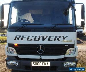 MERCEDES ATEGO 7.5 TONNE SLIDE TILT RECOVERY TRUCK 60 PLATE WITH SPEC