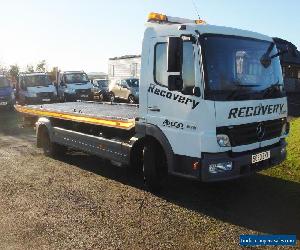 MERCEDES ATEGO 7.5 TONNE SLIDE TILT RECOVERY TRUCK 60 PLATE WITH SPEC