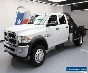 2016 Dodge Ram 5500 CREW DIESEL DRW 4X4 FLAT BED