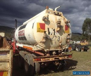 TRUCK MOUNTED ALUMINIUM WATER TANK 14000 LITRES COMPLETE with PUMP and FITTINGS