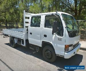 2004 ISUZU NPR 250 TURBO DIESEL DUAL CAB TABLE TOP TRUCK