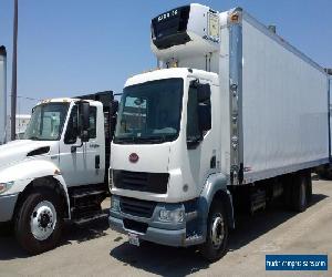 2010 Peterbilt 220 refrigerated truck- CAB OVER STLYE 26ft with large aluminum railgate 33,000# gvwr