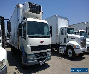 2010 Peterbilt 220 refrigerated truck- CAB OVER STLYE 26ft with large aluminum railgate 33,000# gvwr