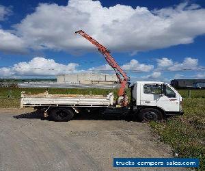 FORD TRADER TIPPER TRUCK WITH CRANE INC RWC, DRIVE CAR LICENCE  NOT ISUZU CANTER