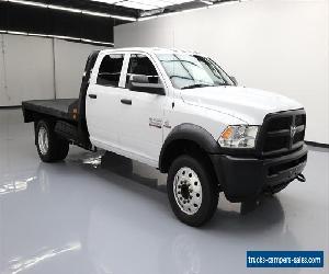 2015 Dodge Ram 5500 CREW 4X4 DIESEL DUALLY FLATBED